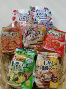 画像：生活Aグループより　フリーズドライスープ販売中です！